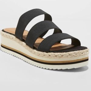 Universal Thread Women's Florence Sporty Platform Sandals size 8.5